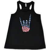 American Flag Skeleton Hand Shirt