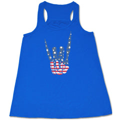American Flag Skeleton Hand Shirt