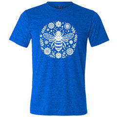 Bee and Flowers BOHO Shirt Unisex