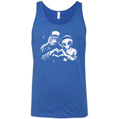 Bigfoot Alien Heart Shirt Unisex