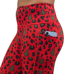 Christmas Leopard Leggings