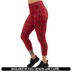 Christmas Leopard Leggings