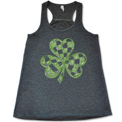 Checkered Shamrock Shirt