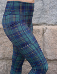 Blue Spruce Plaid Leggings
