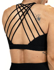 Butterfly Back Bra | Athlete Armor | Black