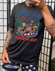 Bigfoot Chill the Fourth Out Shirt Unisex