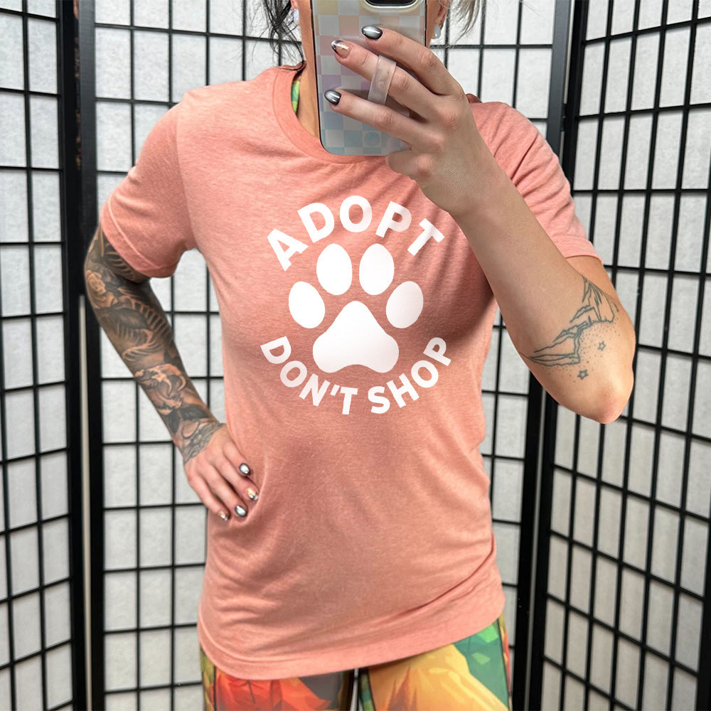 Adopt Don't Shop Shirt Unisex