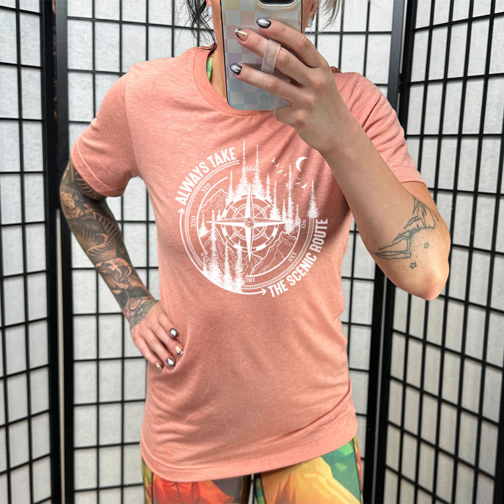 Always Take The Scenic Route Shirt Unisex
