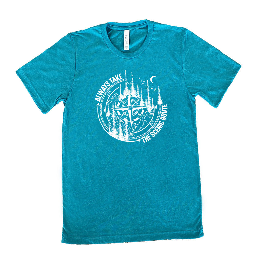Always Take The Scenic Route Shirt Unisex