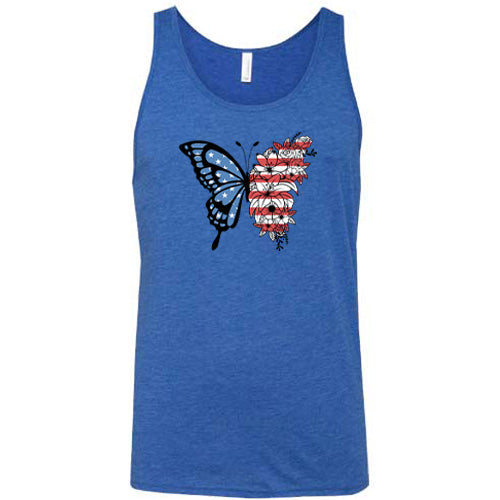 American Flag Butterfly Shirt Unisex