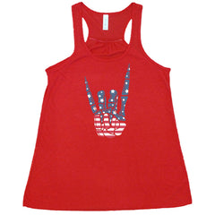 American Flag Skeleton Hand Shirt