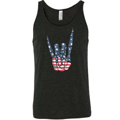 American Flag Skeleton Hand Shirt Unisex