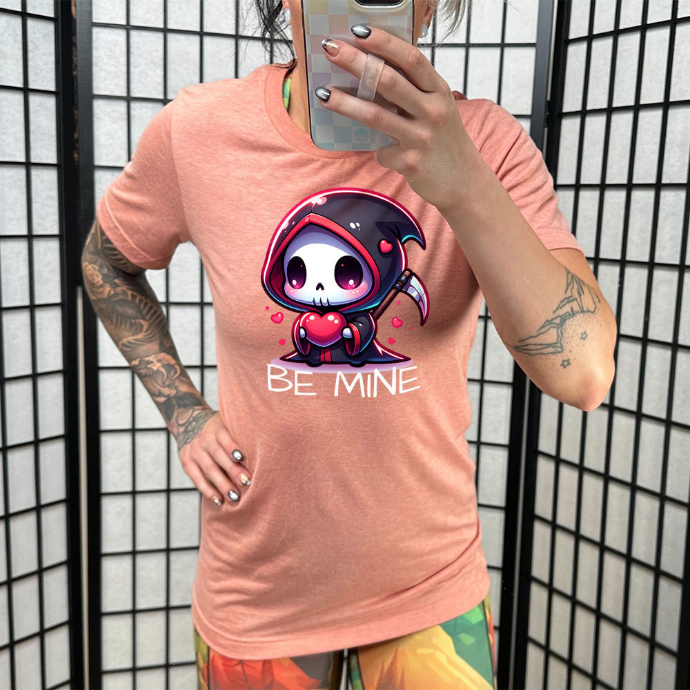 Be Mine Grim Reaper Shirt Unisex