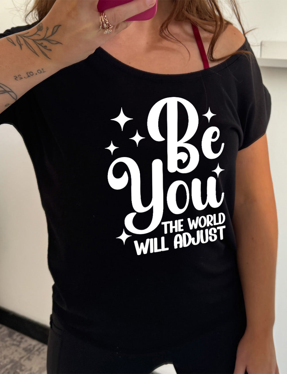 Be You The World Will Adjust | Slouchy Tee