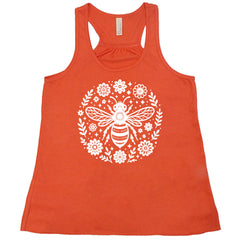 Bee and Flowers BOHO Shirt
