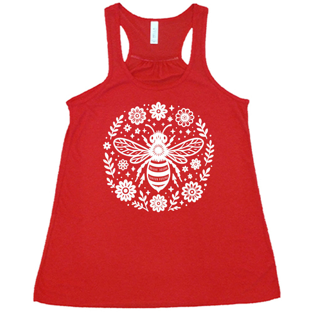 Bee and Flowers BOHO Shirt