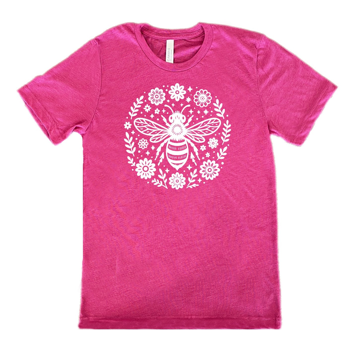 Bee and Flowers BOHO Shirt Unisex