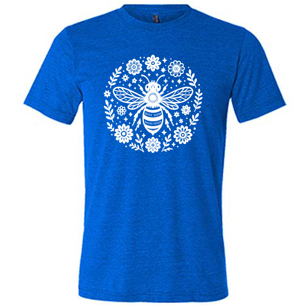 Bee and Flowers BOHO Shirt Unisex