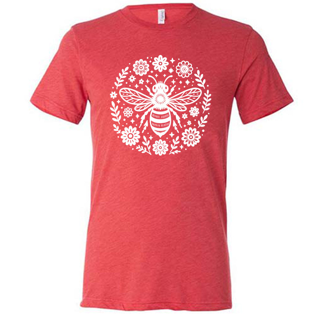 Bee and Flowers BOHO Shirt Unisex