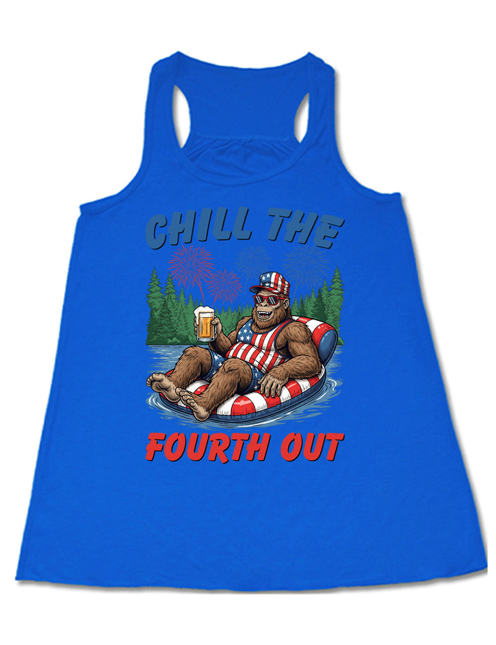Bigfoot Chill the Fourth Out Shirt