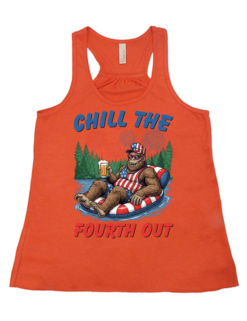 Bigfoot Chill the Fourth Out Shirt