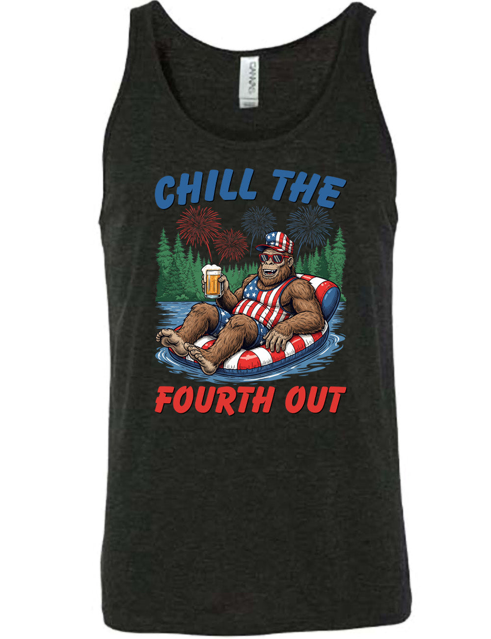 Bigfoot Chill the Fourth Out Shirt Unisex