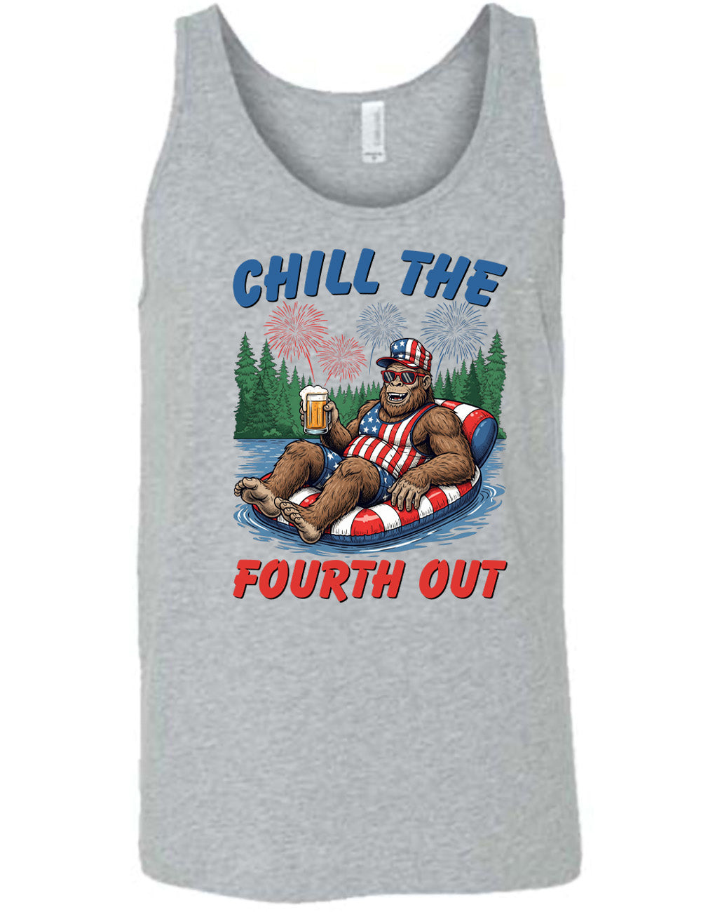 Bigfoot Chill the Fourth Out Shirt Unisex