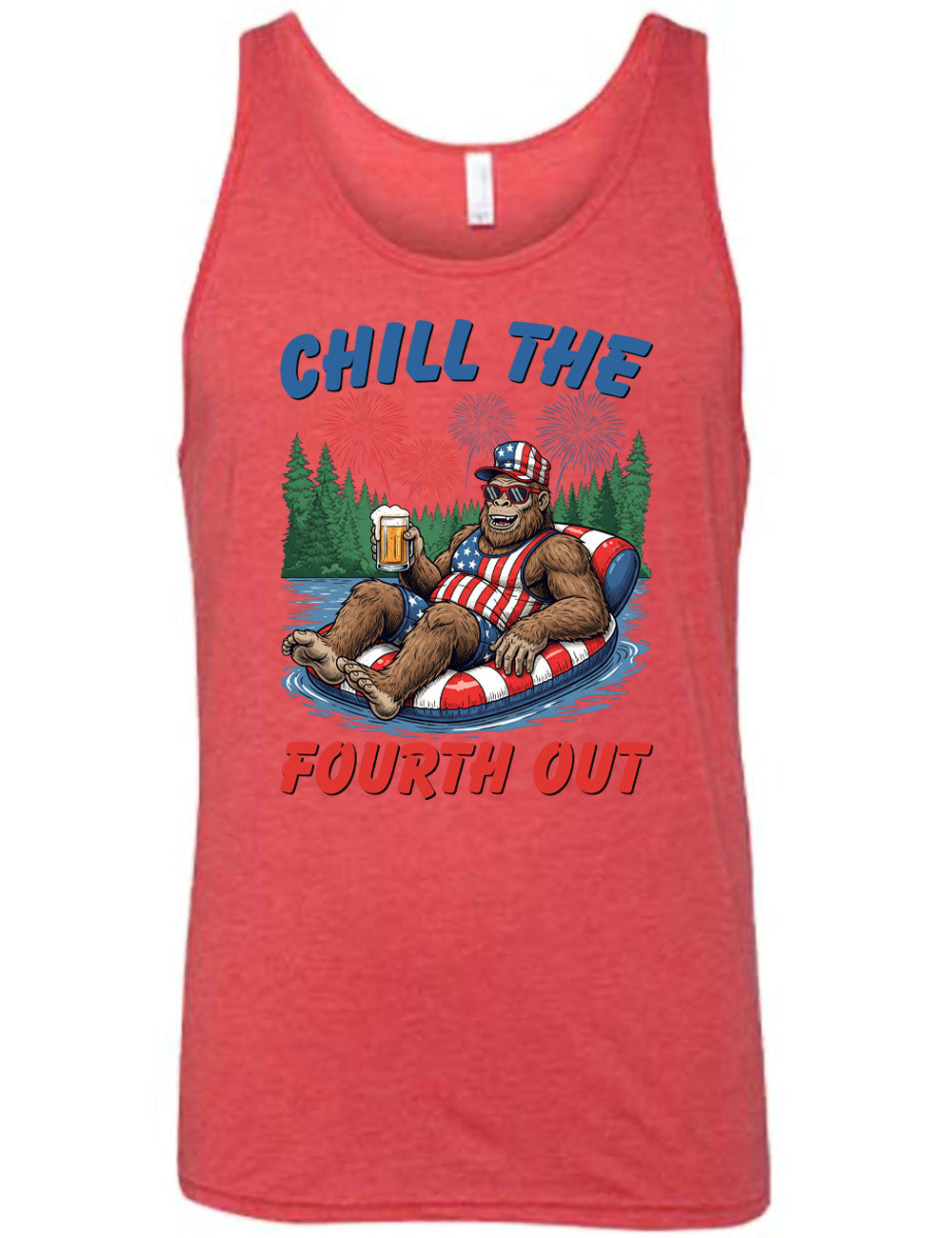 Bigfoot Chill the Fourth Out Shirt Unisex