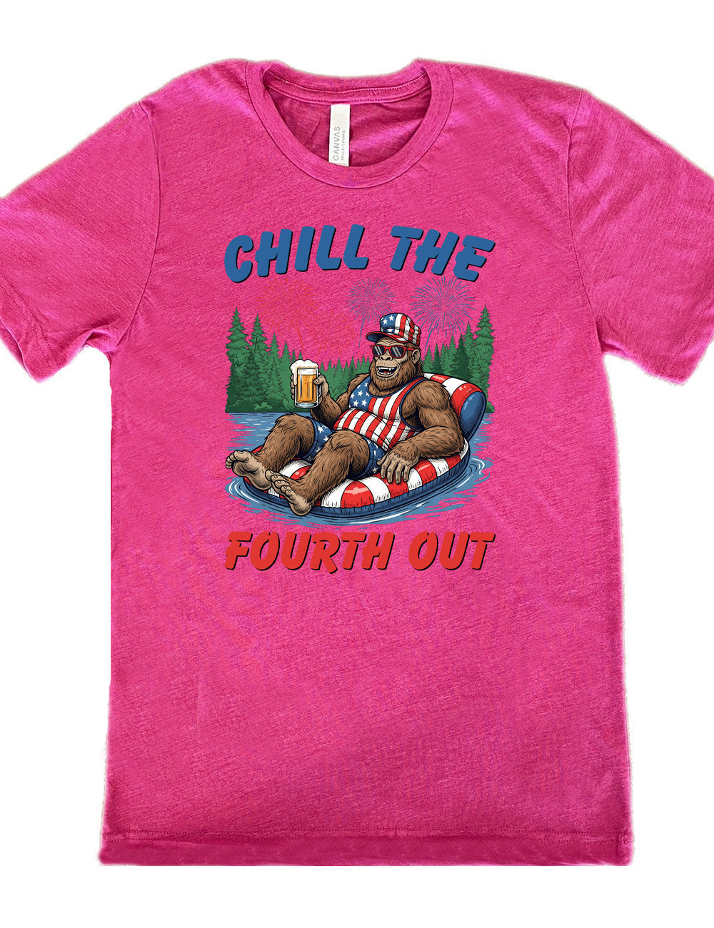 Bigfoot Chill the Fourth Out Shirt Unisex