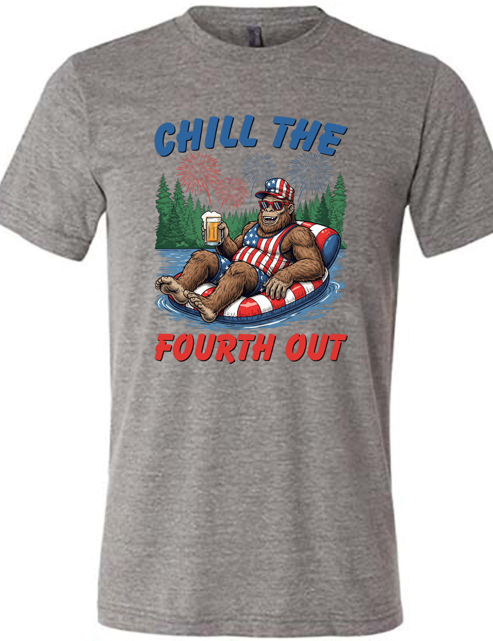 Bigfoot Chill the Fourth Out Shirt Unisex