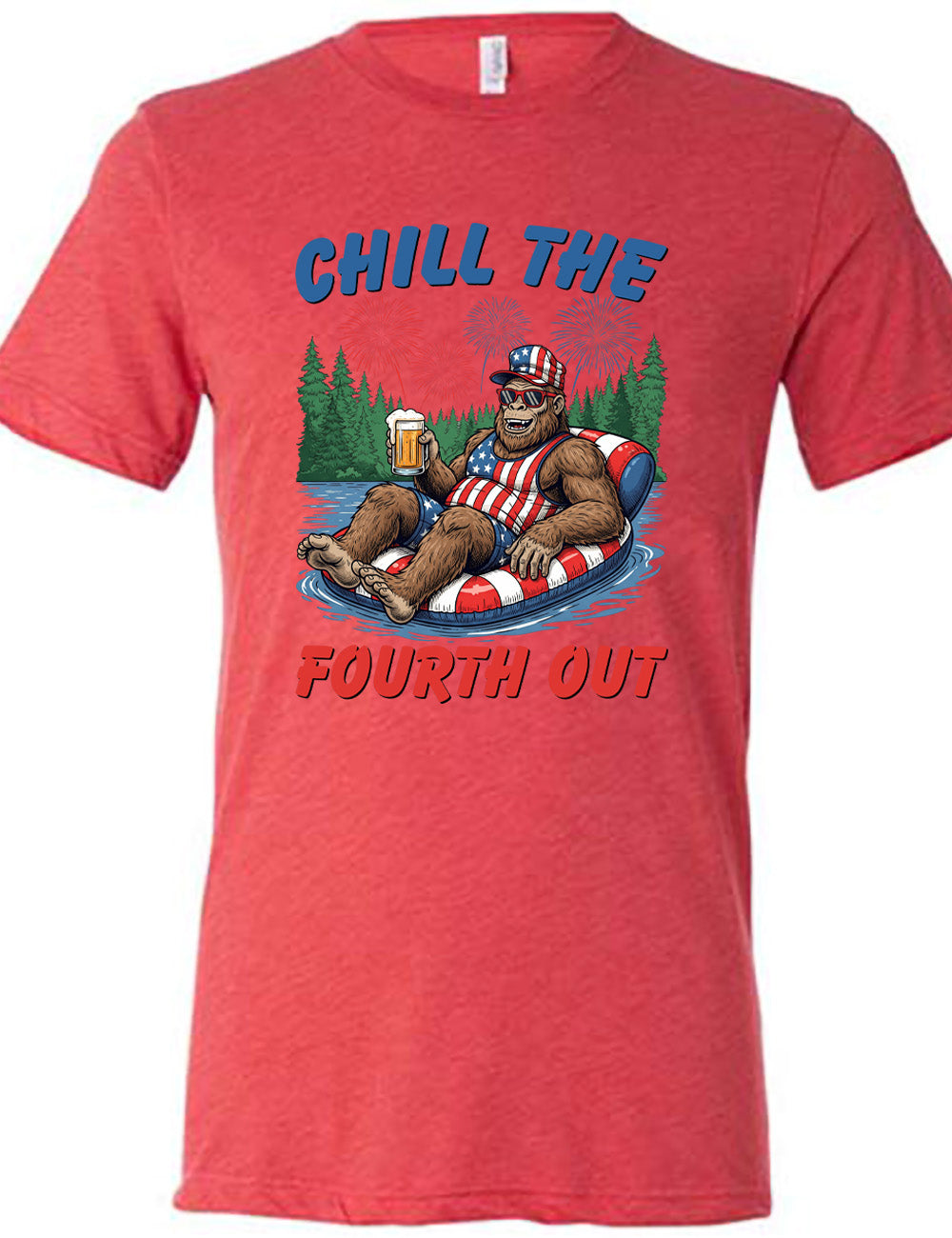 Bigfoot Chill the Fourth Out Shirt Unisex