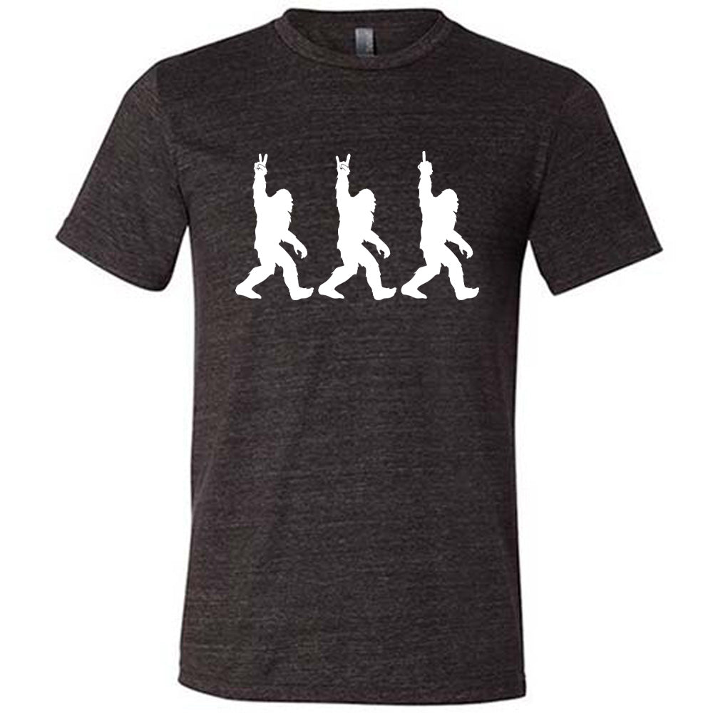 Bigfoot Hand Symbols Shirt Unisex