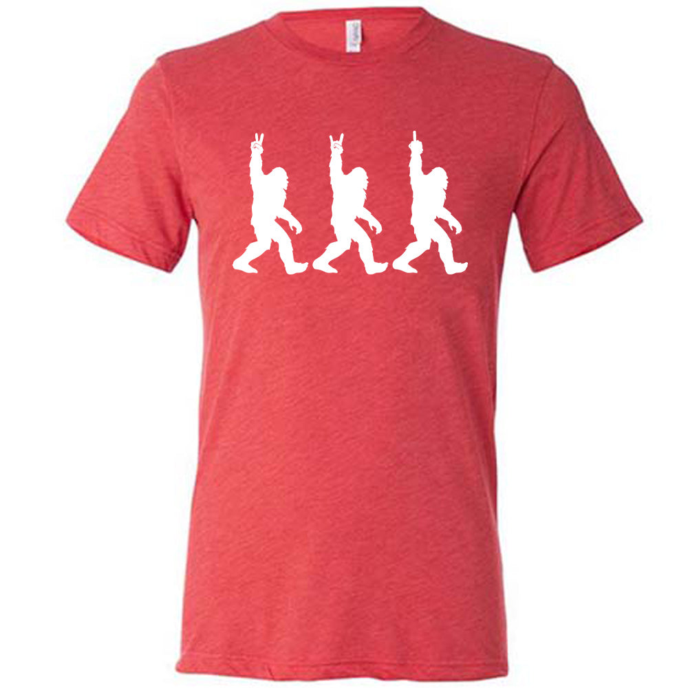Bigfoot Hand Symbols Shirt Unisex
