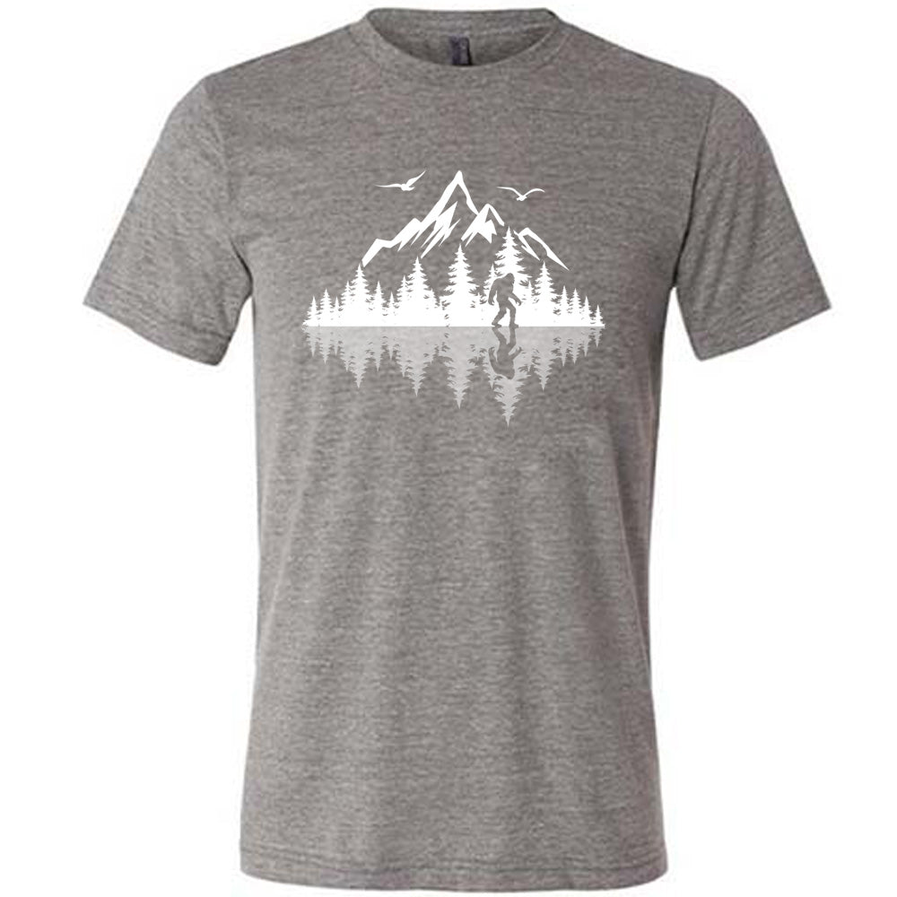 Bigfoot Nature Reflection Shirt Unisex