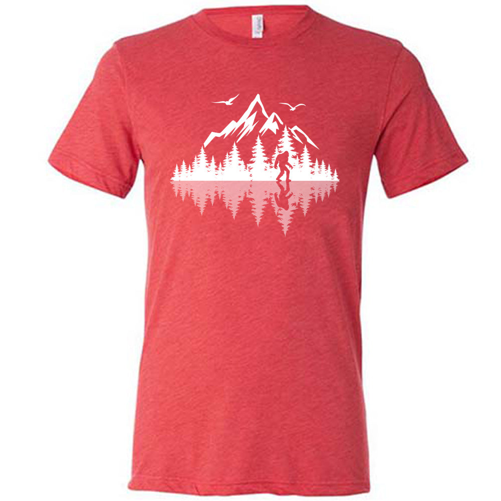 Bigfoot Nature Reflection Shirt Unisex