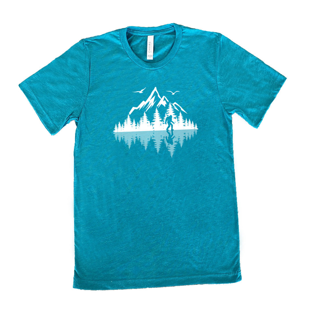 Bigfoot Nature Reflection Shirt Unisex