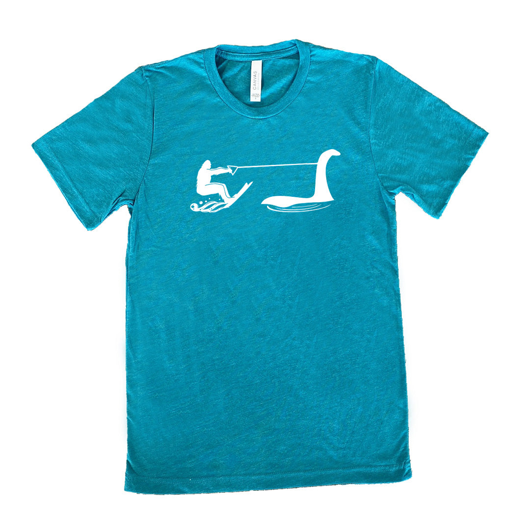 Bigfoot Nessie Wakeboard Shirt Unisex