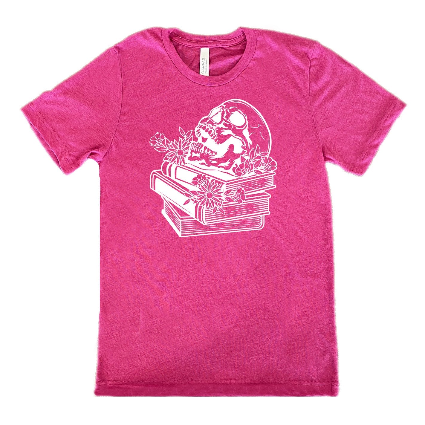 Books With Skull Shirt Unisex