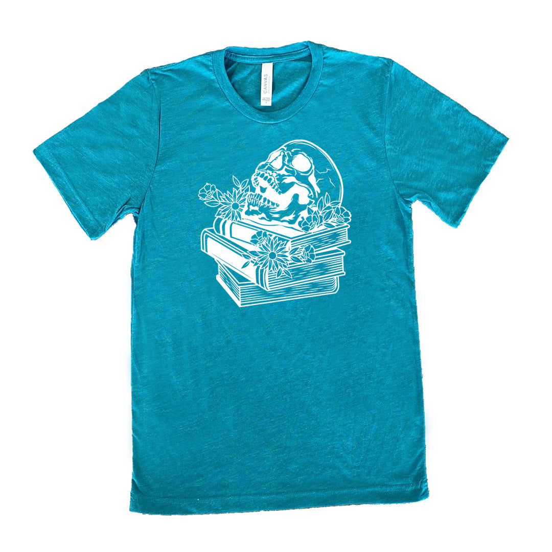 Books With Skull Shirt Unisex