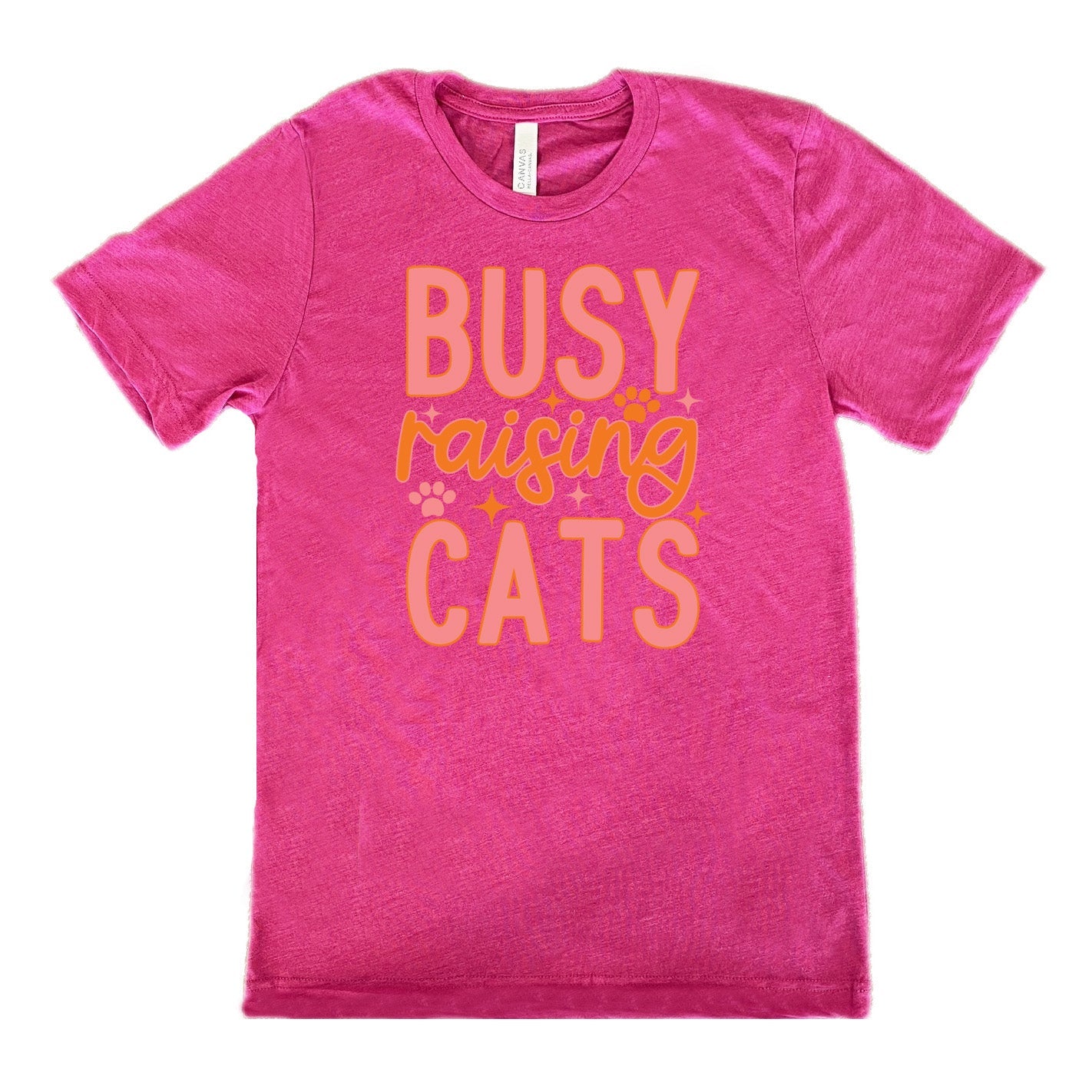 Busy Raising Cats Shirt Unisex