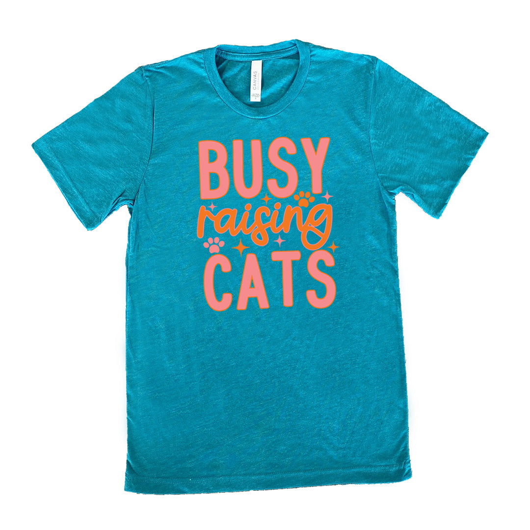 Busy Raising Cats Shirt Unisex