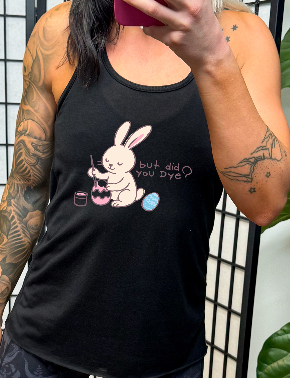 But Did You Dye? Black Flowy Tank - TikTok