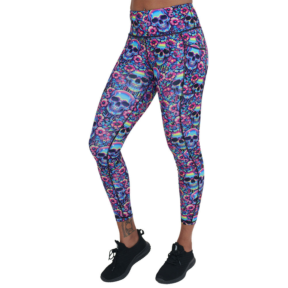 Acid Skulls Leggings