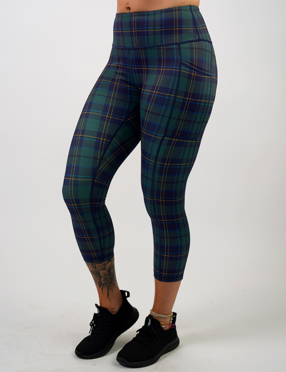 Blue Spruce Plaid Leggings
