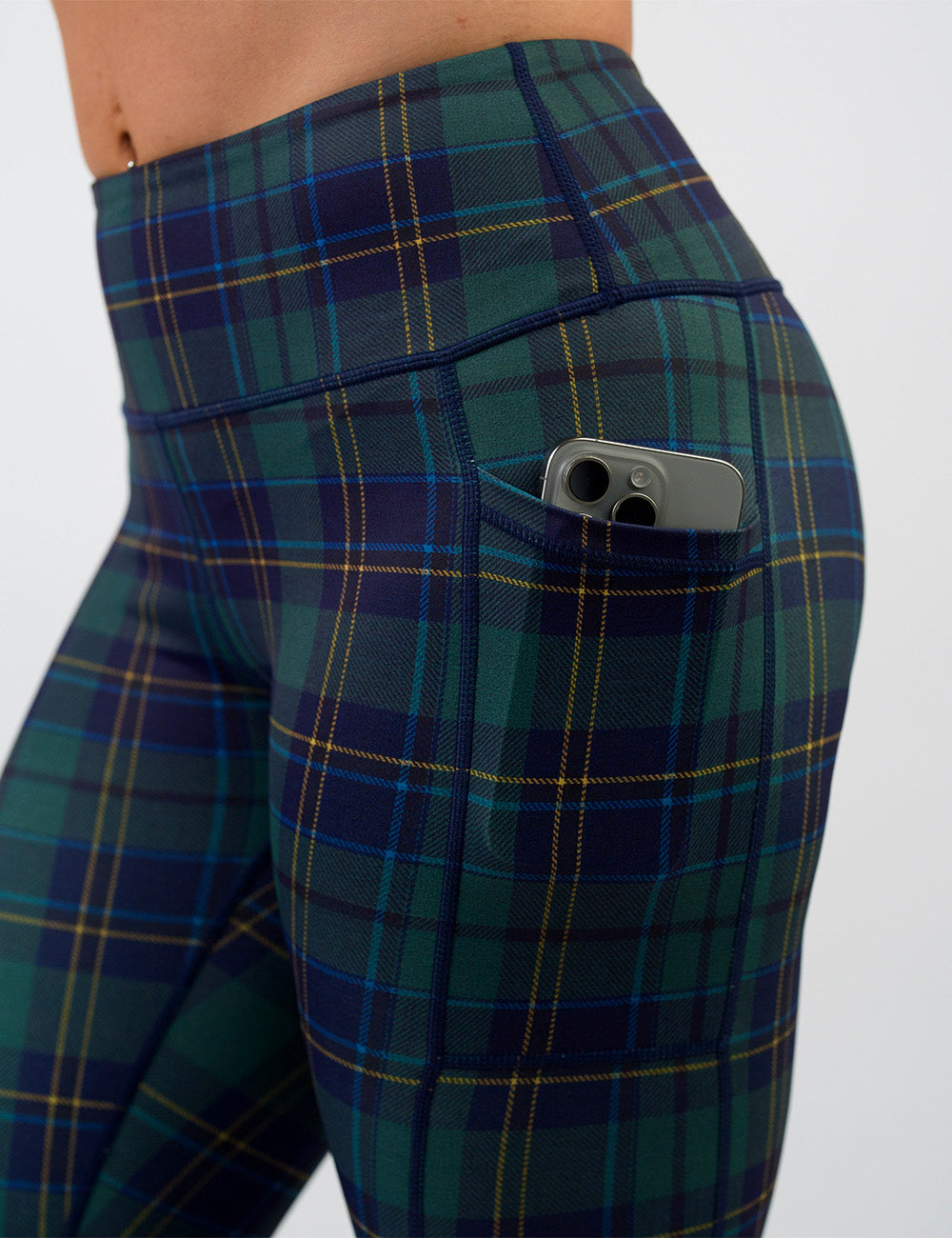 Blue Spruce Plaid Leggings