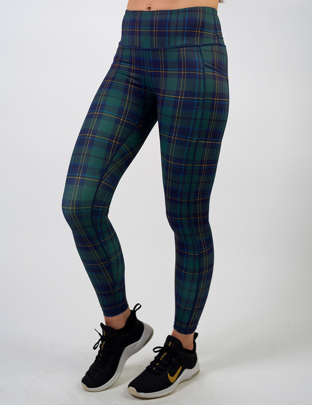 Blue Spruce Plaid Leggings