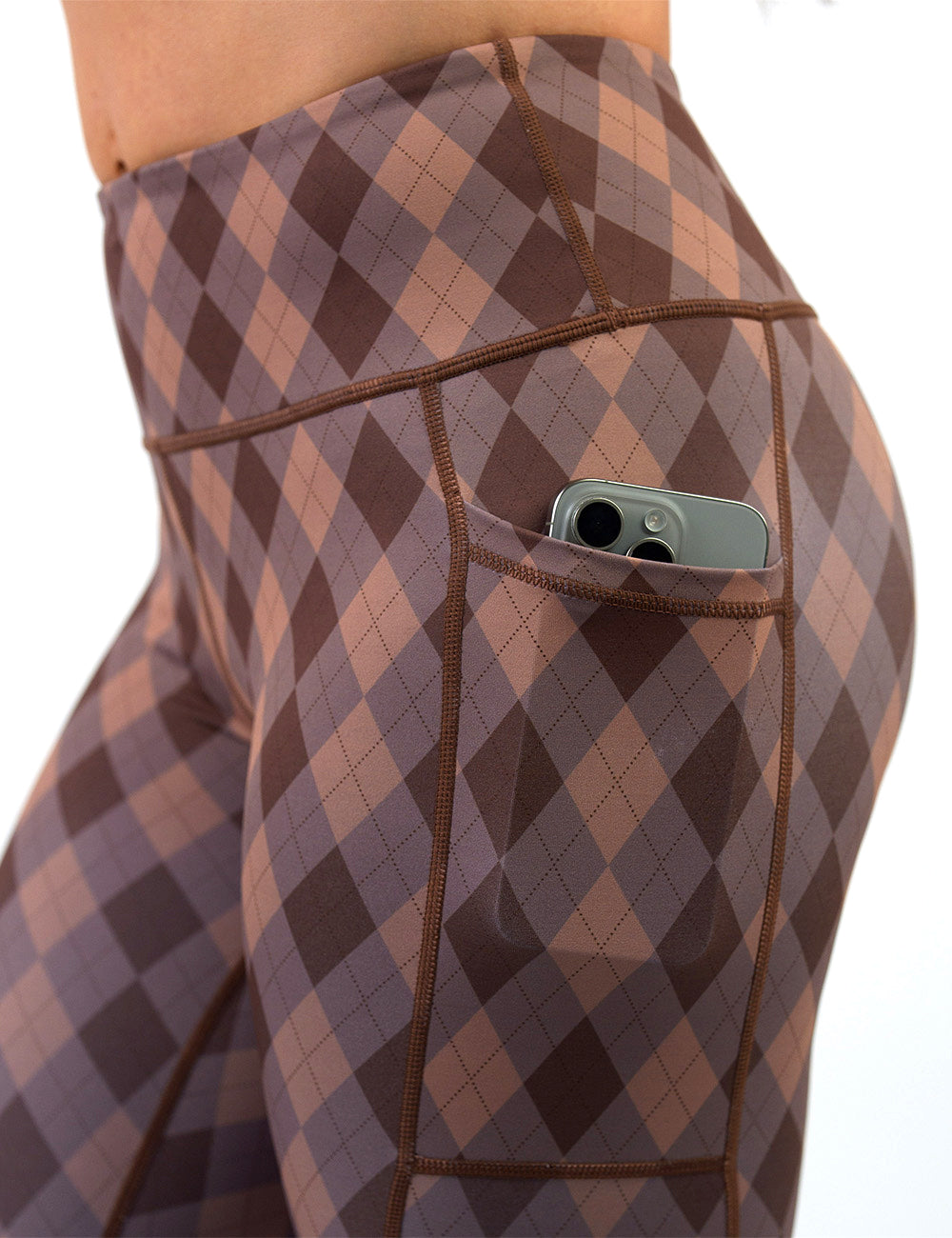 Cafe Argyle Leggings