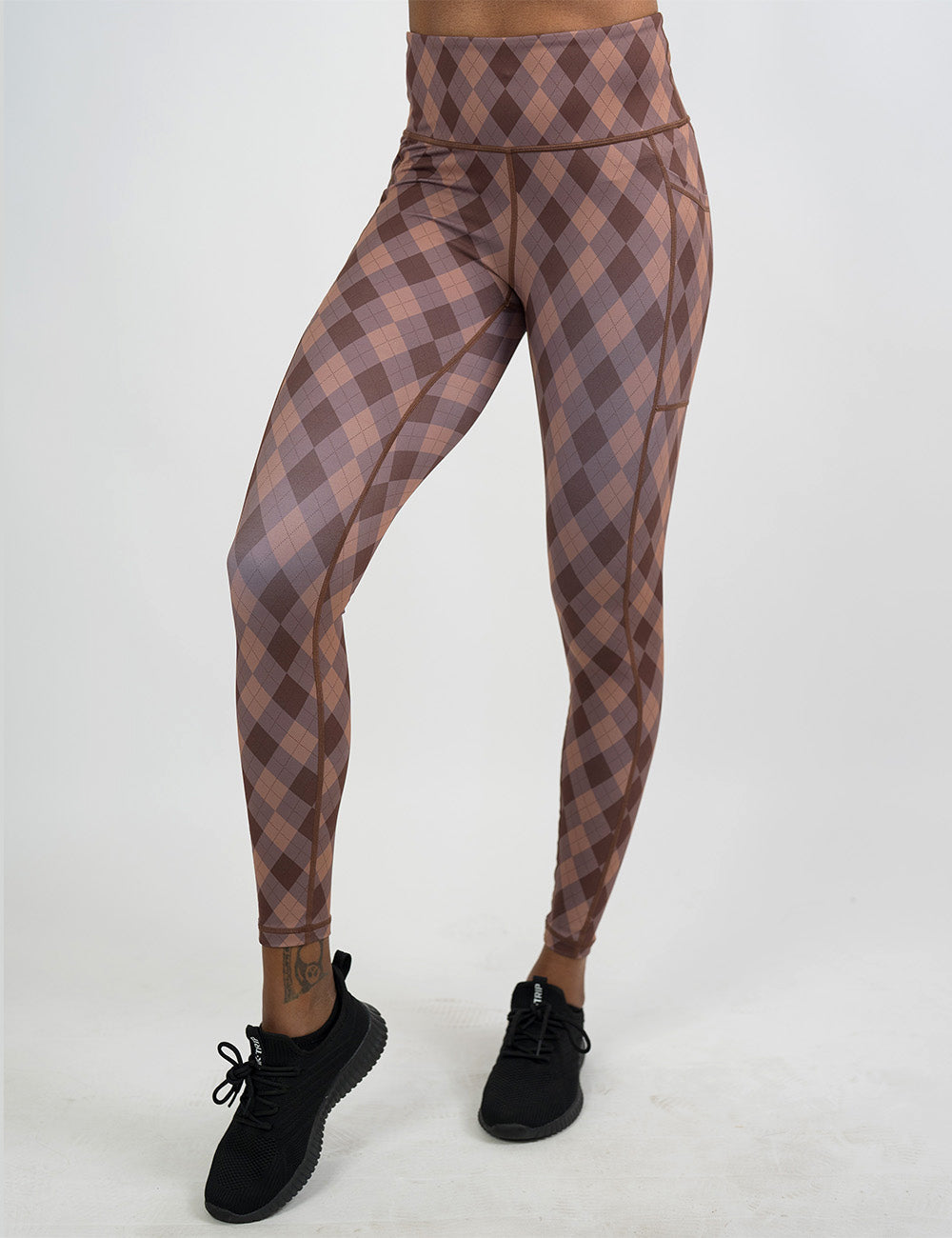 Cafe Argyle Leggings