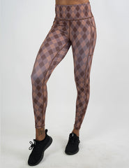 Cafe Argyle Leggings