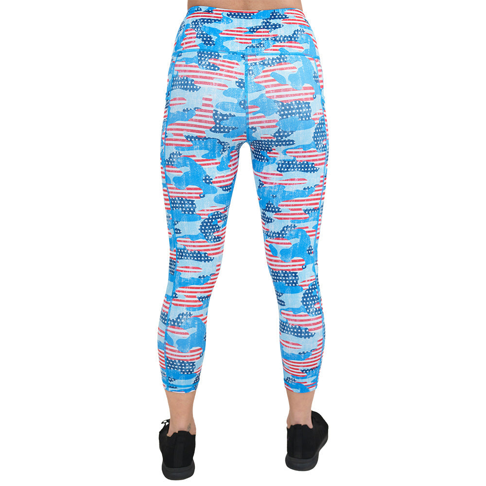 Camo Flag Leggings